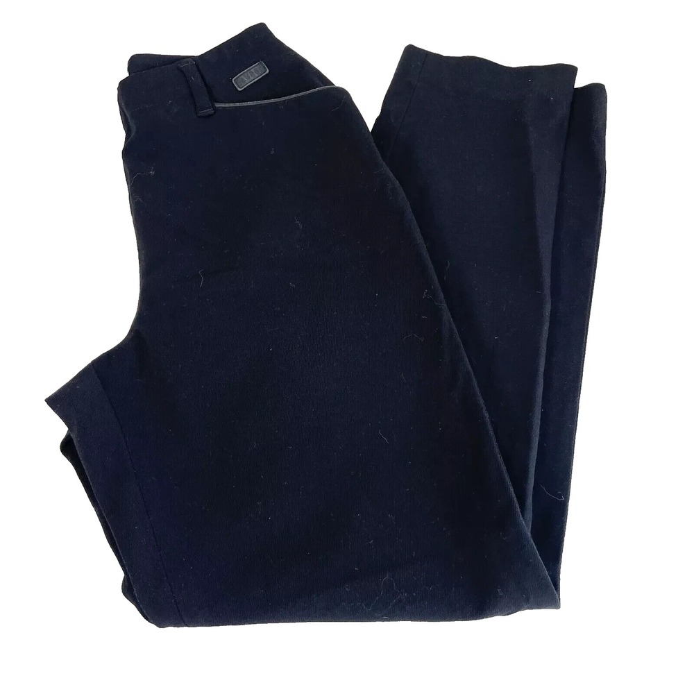 Vintage Lauren Ralph Lauren Wool Blend Black Dress Pants Size 8‎ Mid Rise Career